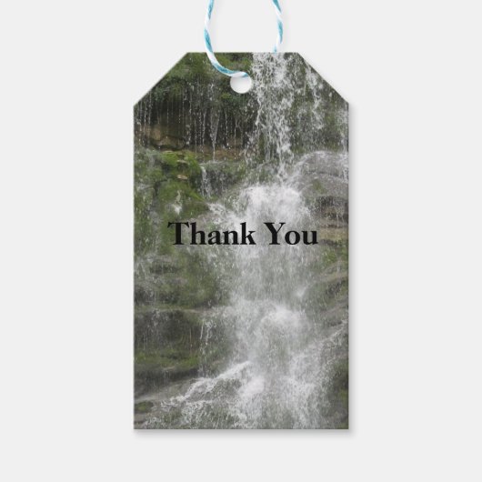 La Chute Waterfall in Forillon National Park Cadeaulabel (Voorkant)