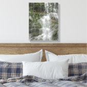 La Chute Waterfall in Forillon National Park Canvas Afdruk (Insitu (Slaapkamer))