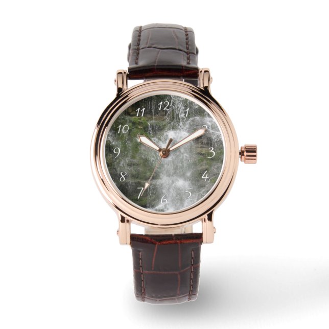 La Chute Waterfall in Forillon National Park Horloge (Voorkant)