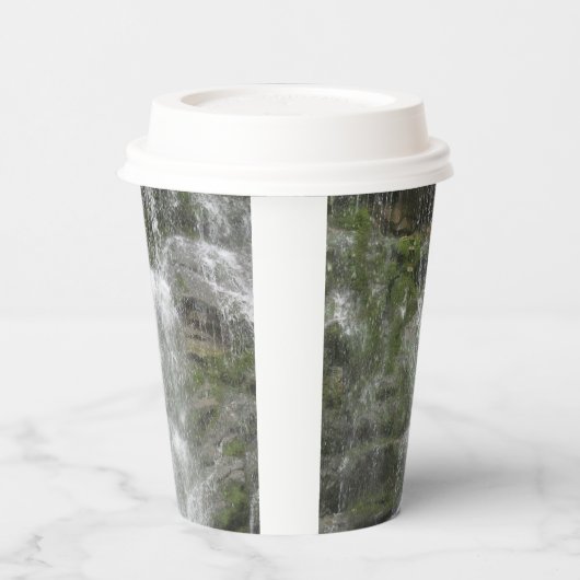 La Chute Waterfall in Forillon National Park Papieren Bekers (Links)