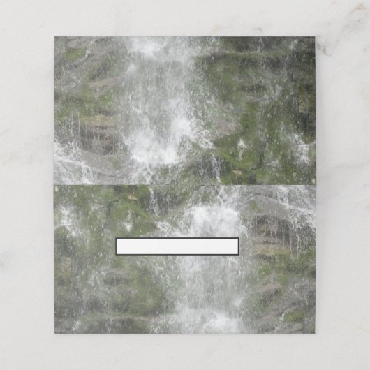 La Chute Waterfall in Forillon National Park Plaatskaartje (Buitenkant ongevouwen)