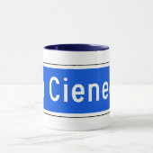 La Cienega Boulevard, Los Angeles, CA Street Sign Mok (Midden)