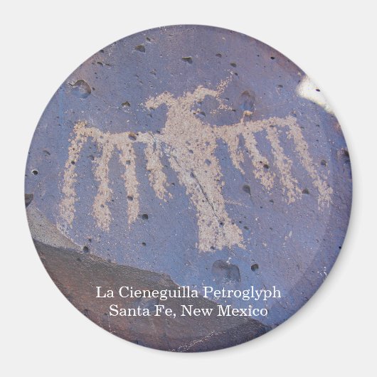 La Cieneguilla Petroglyf Magneet (Voorkant)