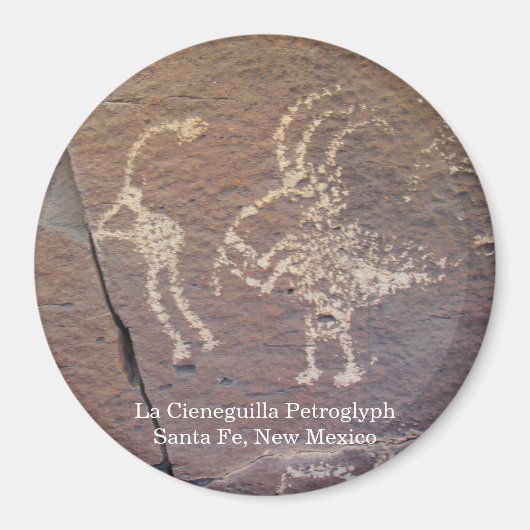 La Cieneguilla Petroglyf Magneet (Voorkant)