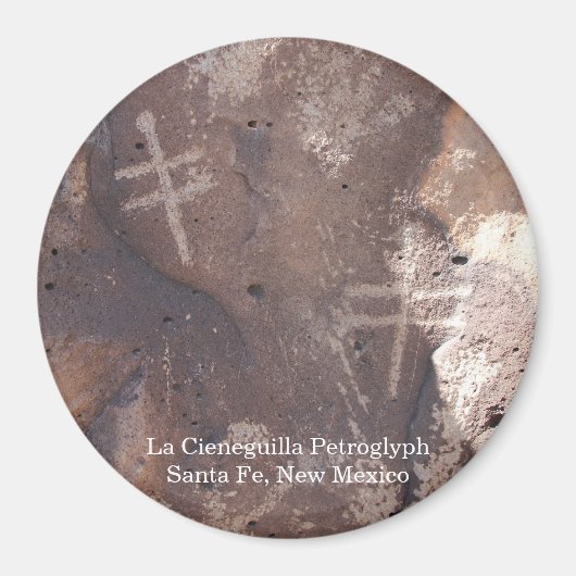 La Cieneguilla Petroglyph Santa Fe Magneet (Voorkant)