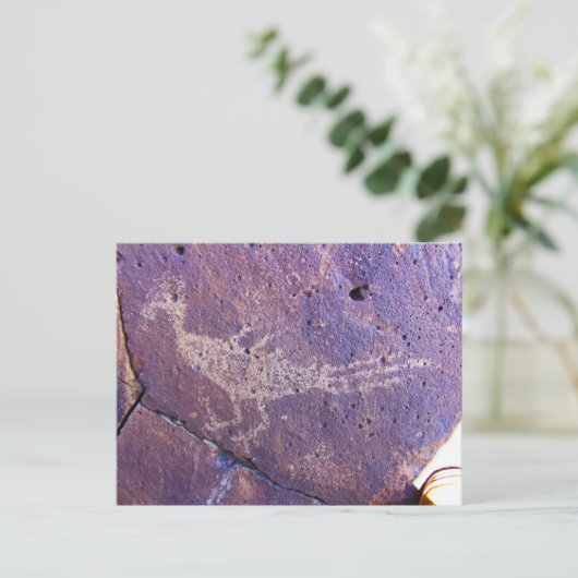 La Cieneguilla Petroglyph Site Santa Fe Briefkaart (Staand voorkant)