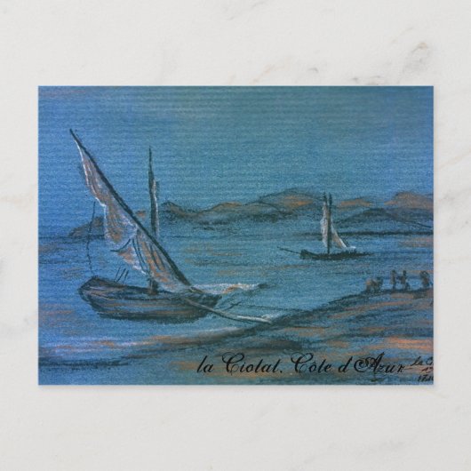 la Ciotat, Côte d'Azur, 1901 Briefkaart (Voorkant)