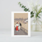 La Cite Art Deco Scene Briefkaart (Staand voorkant)