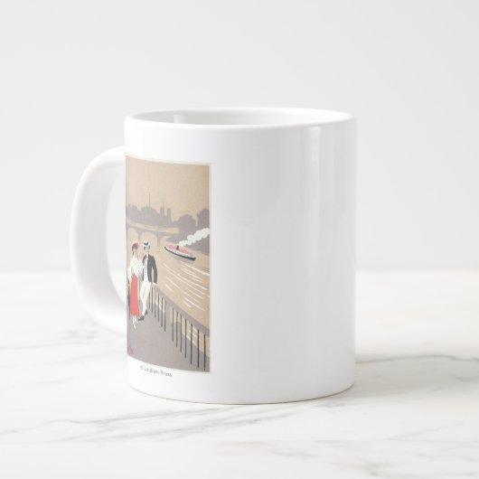 La Cite Art Deco Scene Grote Koffiekop (Links)