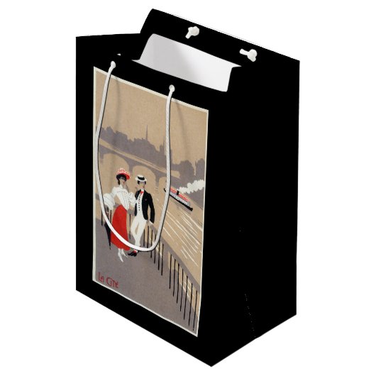 La Cite Art Deco Scene Medium Cadeauzakje (Voorkant Gekanteld)