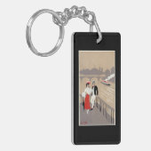 La Cite Art Deco Scene Sleutelhanger (Voorkant Links)