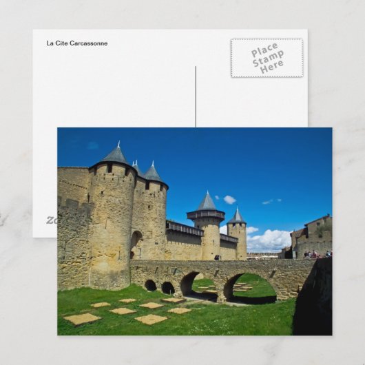 La Cite carcassonne Briefkaart (Voorkant / Achterkant)