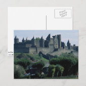 La Cite, Languedoc-Roussillon, Carcassonne, Frankr Briefkaart (Voorkant / Achterkant)