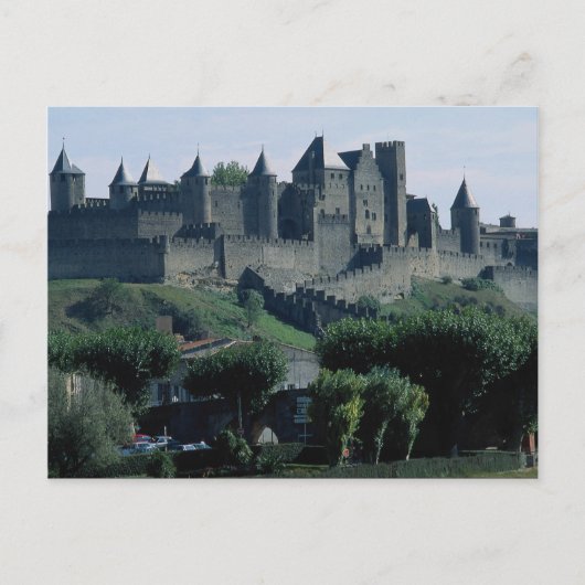 La Cite, Languedoc-Roussillon, Carcassonne, Frankr Briefkaart (Voorkant)