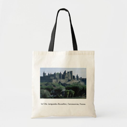 La Cite, Languedoc-Roussillon, Carcassonne, Frankr Tote Bag (Voorkant)