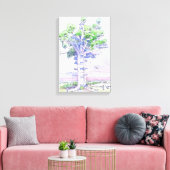 La citta' albero canvas afdruk (Insitu (Woonkamer))