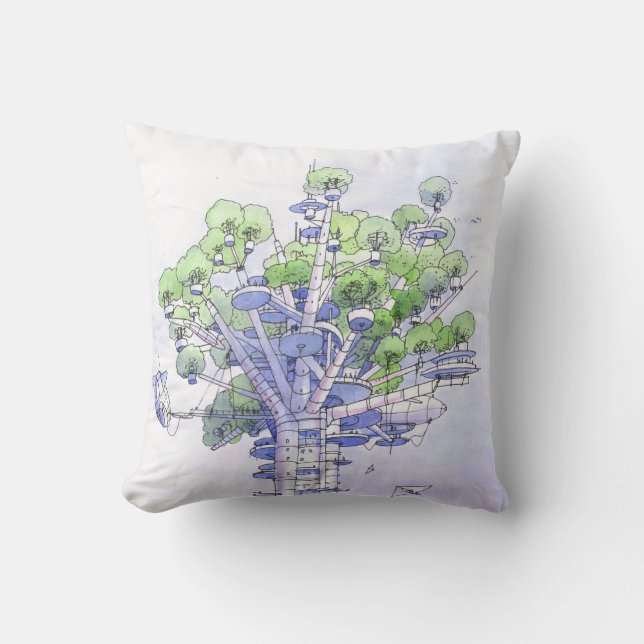 La citta' albero kussen (Voorkant)