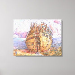 La citta' sferica canvas afdruk