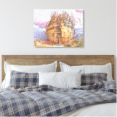 La citta' sferica canvas afdruk (Insitu (Slaapkamer))