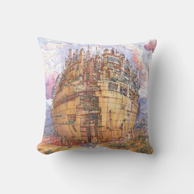 La citta' sferica kussen (Voorkant)