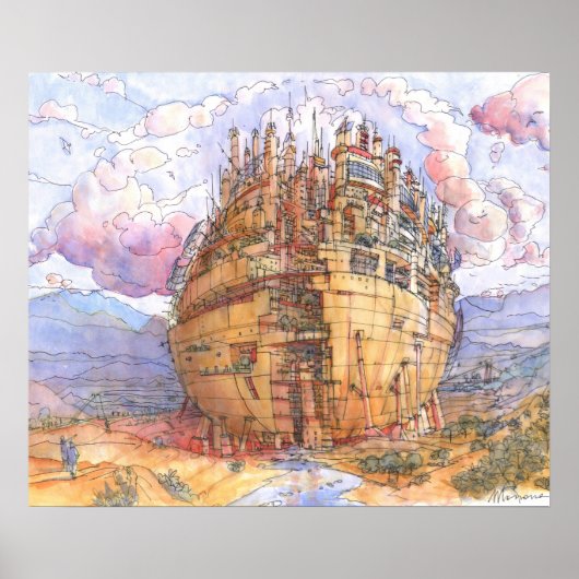 La Citta' Sferica Poster (Voorkant)