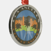 LA City of Angels Beachy Metalen Ornament (Rechts)