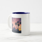 LA City Tweekleurige Koffiemok (Voorkant links)