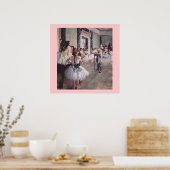 La classe de danse (De dansklasse) Poster (Keuken)