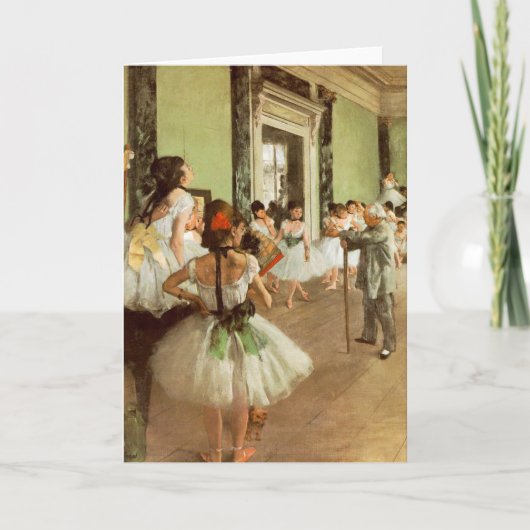 La Classe DE Danse door Edgar Degas Kaart (Voorkant)