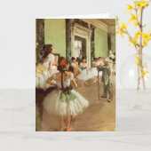 La Classe DE Danse door Edgar Degas Kaart (Gele Bloem)