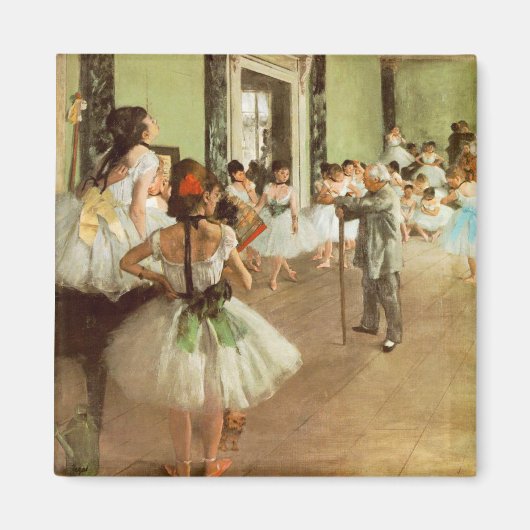 La Classe de Danse door Edgar Degas Magneet (Voorkant)