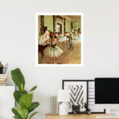 La Classe de Danse door Edgar Degas Poster (Thuiskantoor)