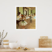 La Classe de Danse door Edgar Degas Poster (Keuken)