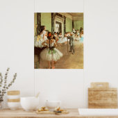 La Classe de Danse door Edgar Degas Poster (Keuken)