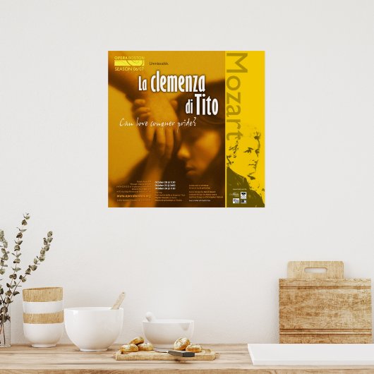 La clemenza di Tito2 Poster (Keuken)