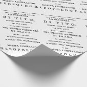 La Clemenza di Tito Libretto titelpagina Cadeaupapier (Hoek)