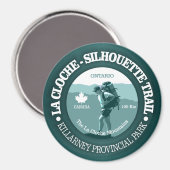 La Cloche - Silhouette Trail (T) Magneet (Voorkant / Achterkant)