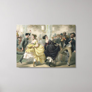 La Closerie de Lilas Canvas Afdruk