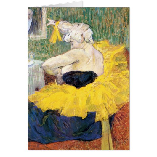 La Clownesse Cha-U-Kao van Toulouse Lautrec (Voorkant)