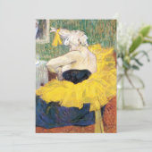 La Clownesse Cha-U-Kao van Toulouse Lautrec (Staand voorkant)