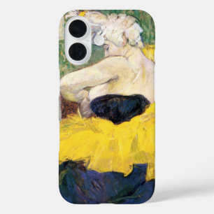 La Clownesse Cha-U-Kao van Toulouse Lautrec iPhone 16 Hoesje