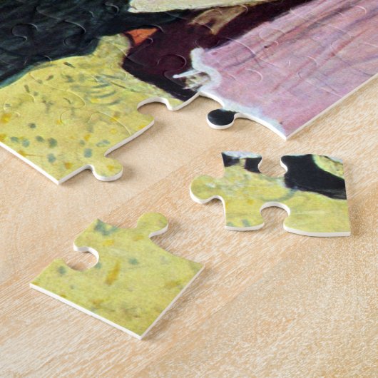 La Clownesse Cha-U-Kao van Toulouse Lautrec Legpuzzel (Zijkant)