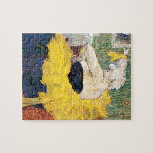 La Clownesse Cha-U-Kao van Toulouse Lautrec Legpuzzel (Horizontaal)