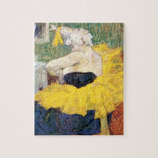 La Clownesse Cha-U-Kao van Toulouse Lautrec Legpuzzel (Verticaal)