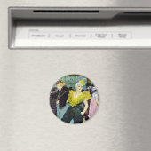 La Clownesse Cha-U-Kao van Toulouse Lautrec Magneet (Insitu (Vaatwasser))