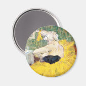 La Clownesse Cha-U-Kao van Toulouse Lautrec Magneet (Voorkant / Achterkant)