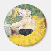 La Clownesse Cha-U-Kao van Toulouse Lautrec Magneet (Voorkant)