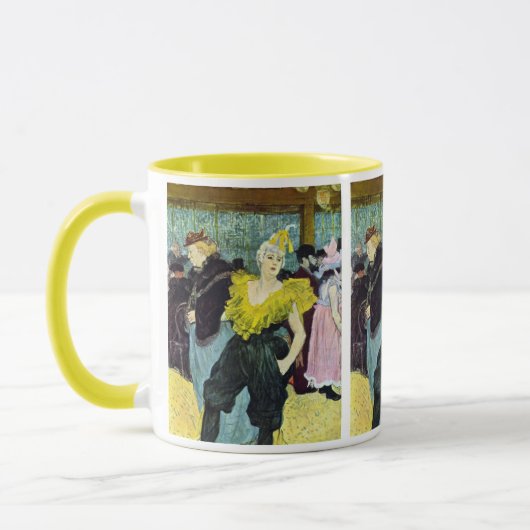La Clownesse Cha-U-Kao van Toulouse Lautrec Mok (Links)