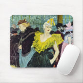 La Clownesse Cha-U-Kao van Toulouse Lautrec Muismat (Met muis)