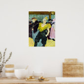 La Clownesse Cha-U-Kao van Toulouse Lautrec Poster (Keuken)